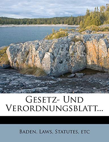 9781271215263: Gesetz- Und Verordnungsblatt...