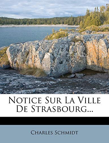 Notice Sur La Ville de Strasbourg... (French Edition) (9781271762576) by Schmidt, Charles