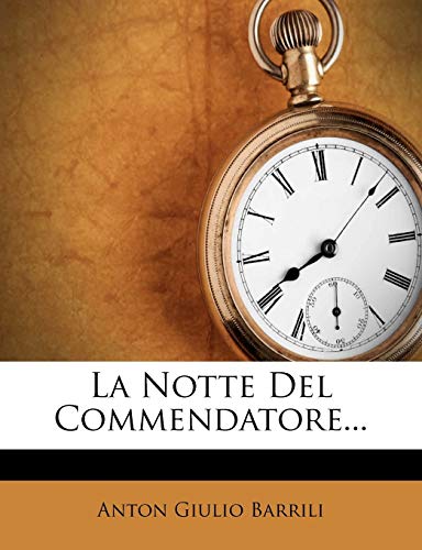 9781272514006: La Notte del Commendatore...