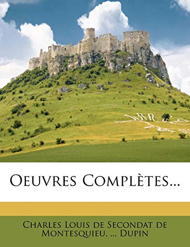 Oeuvres Completes... (French Edition) (9781275021020) by Dupin