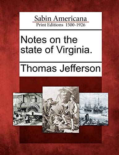 9781275685208: Notes on the state of Virginia.