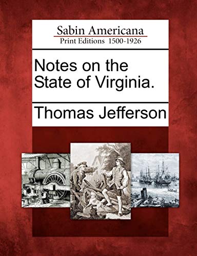 9781275691087: Notes on the State of Virginia.