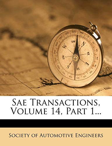 9781276118873: Sae Transactions, Volume 14, Part 1...