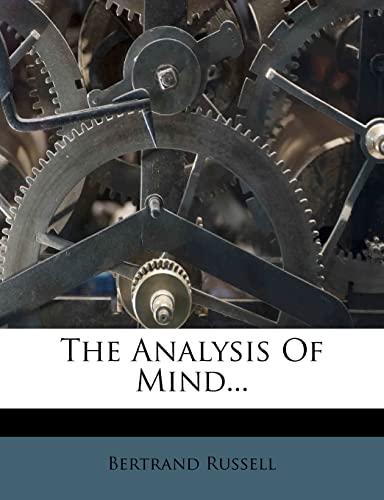 9781278201535: The Analysis Of Mind...