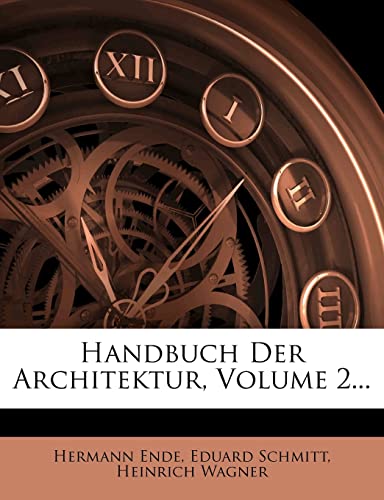 9781279080870: Handbuch Der Architektur.