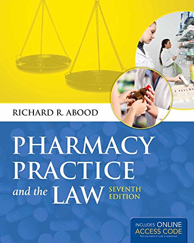 Imagen de archivo de Pharmacy Practice and the Law a la venta por Books Puddle