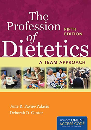 Beispielbild fr The Profession of Dietetics : A Team Approach zum Verkauf von Better World Books