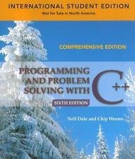 Imagen de archivo de Programming And Problem Solving With C++: Comprehensive a la venta por Greenpine Books