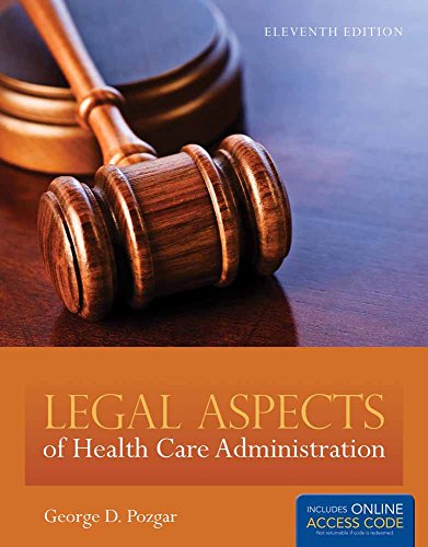 Imagen de archivo de Legal Aspects Of Health Care Administration [ Includes Access Code ] a la venta por SecondSale