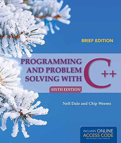 Imagen de archivo de Programming and Problem Solving with C++: Brief a la venta por SecondSale