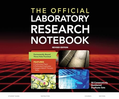Stock image for The Official Laboratory Research Notebook (50 Duplicate Sets) for sale by Blackwell's