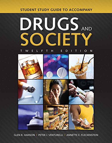 Stock image for Student Study Guide to Accompany Drugs and Society for sale by Better World Books: West