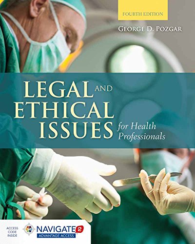 Imagen de archivo de Legal and Ethical Issues for Health Professionals a la venta por Off The Shelf