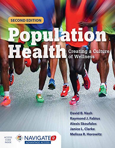 Imagen de archivo de Population Health Creating a Culture of Wellness a la venta por Better World Books