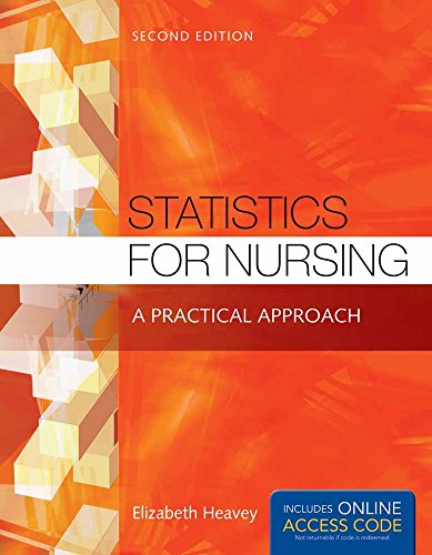Beispielbild fr Statistics for Nursing: A Practical Approach: A Practical Approach zum Verkauf von Ergodebooks