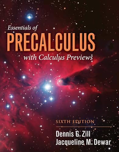 9781284056327: Essentials Of Precalculus With Calculus Previews (Jones & Bartlett Learning Series in Mathematics)