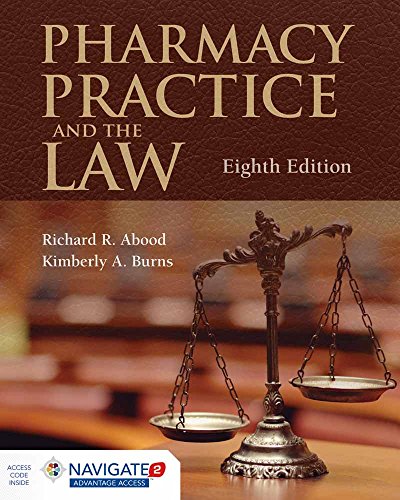 Beispielbild fr Pharmacy Practice and the Law zum Verkauf von Reliant Bookstore