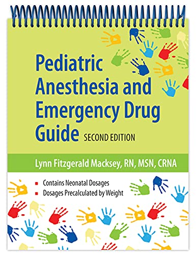 Beispielbild fr Pediatric Anesthesia and Emergency Drug Guide zum Verkauf von Front Cover Books