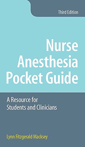 Beispielbild fr Nurse Anesthesia Pocket Guide: A Resource for Students and Clinicians zum Verkauf von BooksRun