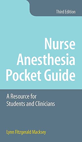 9781284115147: Nurse Anesthesia Pocket Guide: A Resource for Students and Clinicians