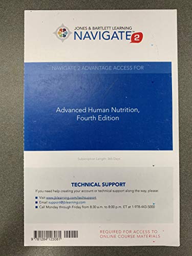 Stock image for Advanced Human Nutrition 4th Edition Navigate Access Card for sale by HPB-Red