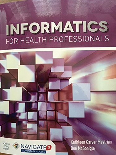Stock image for Informatics For Health Professionals for sale by HPB-Red