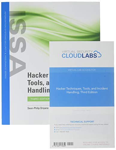 Beispielbild fr Hacker Techniques, Tools and Incident Handling with Virtual Security Cloud Access Print Bundle zum Verkauf von Better World Books