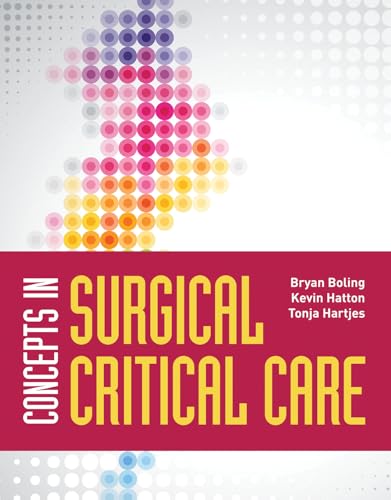 Beispielbild fr Concepts in Surgical Critical Care zum Verkauf von GoldenWavesOfBooks