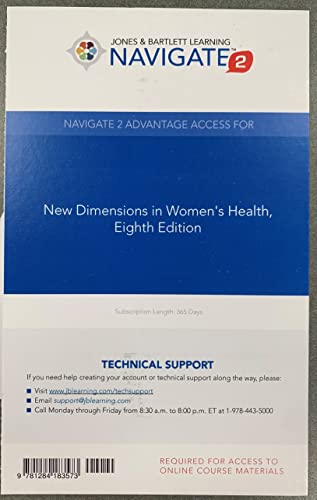 Stock image for Navigate 2 Advantage Access for New Dimensions in Women's Health, 8th Edition for sale by A Team Books