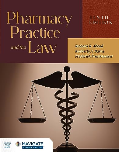 Beispielbild fr Pharmacy Practice and the Law zum Verkauf von GreatBookPrices