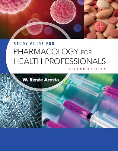 Imagen de archivo de Study Guide for Pharmacology for Health Professionals a la venta por BooksRun