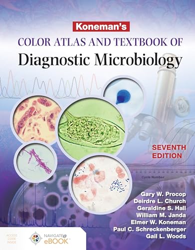 Imagen de archivo de Koneman's Color Atlas and Textbook of Diagnostic Microbiology, 7ED. a la venta por Romtrade Corp.