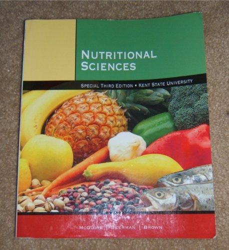 Imagen de archivo de Nutritional Sciences a la venta por Better World Books