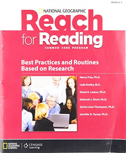 Imagen de archivo de Reach for Reading Common Core Program Best Practices and Routines Based on Research Grades K-5 a la venta por More Than Words