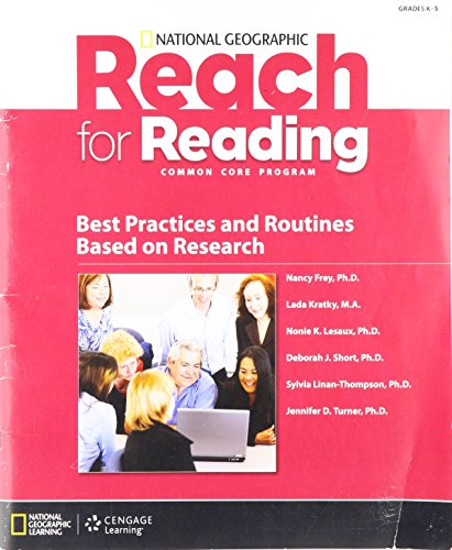 Stock image for Reach for Reading Common Core Program Best Practices and Routines Based on Research Grades K-5 for sale by More Than Words