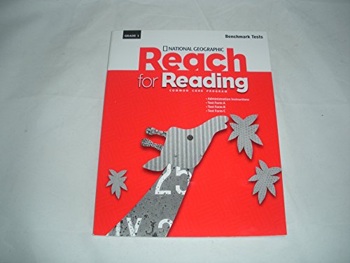 Stock image for National Geographic Reach For Reading, Common Core Program, Grade 1: Benchmark Tests, Forms A-C With Answer Key (2013 Copyright) for sale by ~Bookworksonline~