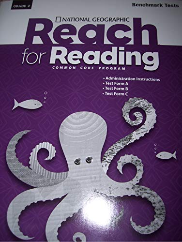Stock image for National Geographic Reach For Reading, Common Core, Grade 2: Benchmark Tests, Forms A-C With Answer Keys: New Edition (2013 Copyright) for sale by ~Bookworksonline~