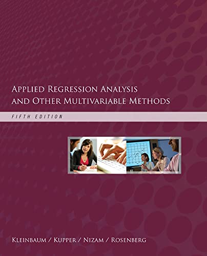 Beispielbild fr Applied Regression Analysis and Other Multivariable Methods zum Verkauf von Bulrushed Books