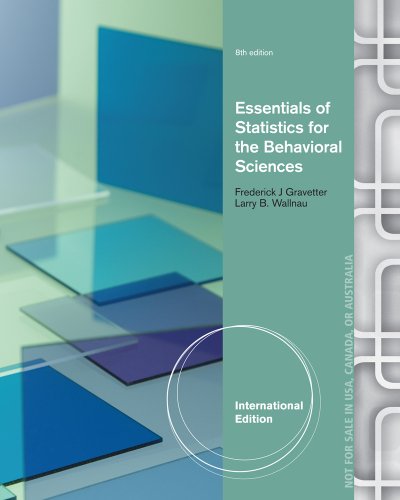 Imagen de archivo de Essentials of Statistics for the Behavioral Sciences a la venta por SecondSale