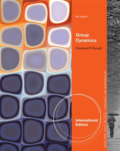 Beispielbild fr Group Dynamics, International Edition zum Verkauf von WorldofBooks