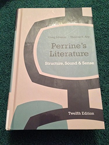 Imagen de archivo de Perrine's Literature: Structure, Sound, and Sense a la venta por ThriftBooks-Atlanta