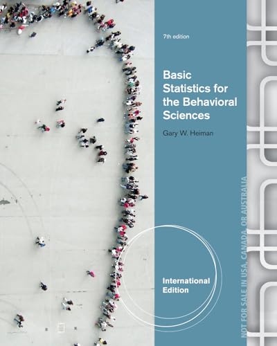 Stock image for Basic Statistics for the Behavioral Sciences, International Edition for sale by Mispah books