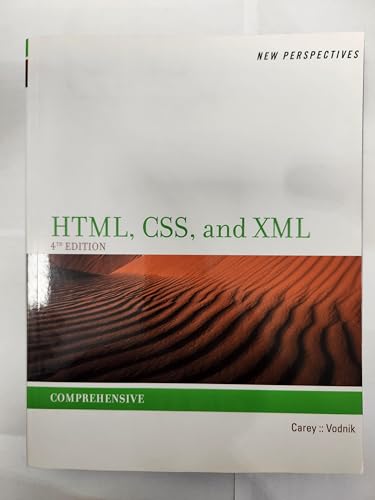9781285059099: New Perspectives on HTML, CSS, and XML, Comprehensive