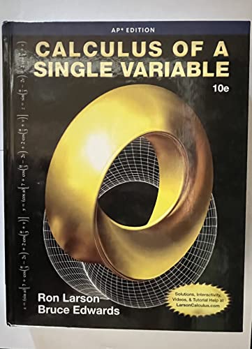 9781285060330: Calculus of a Single Variable: Ap Edition