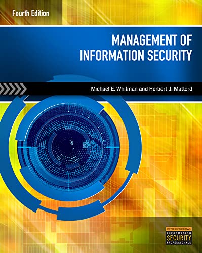 Beispielbild fr Management of Information Security zum Verkauf von Once Upon A Time Books