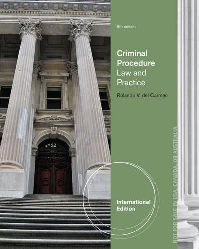 Stock image for Criminal Procedure: Law and Practice, International Edition for sale by Hawking Books