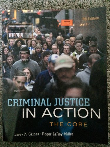 Imagen de archivo de Criminal Justice in Action : The Core a la venta por Better World Books