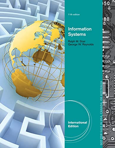 9781285072241: Principles of Information Systems, International Edition