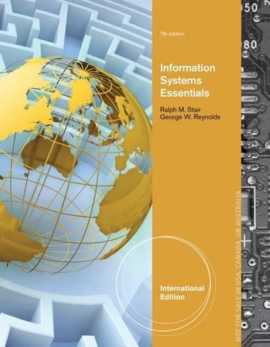 9781285072982: Fundamentals of Information Systems, International Edition