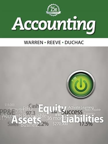 Stock image for Working Papers, Chapter 1-17 for Warren/Reeve/Duchac's Accounting, 25th and Financial Accounting, 13th for sale by SecondSale